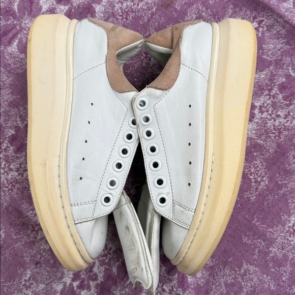 Alexander McQueen White and Beige Sneakers, Women EU 37 (US size 7) - Picture 7 of 11